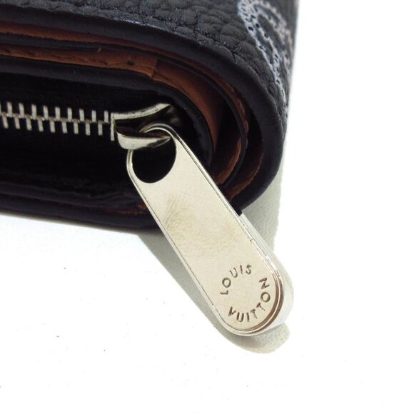 LOUIS VUITTON Portefeuille Clare Black Pink Cream Mahina - 684-081825 - Picture 7 of 11